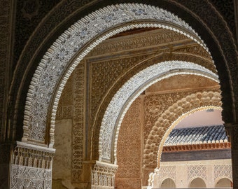 L’Alhambra, Art mural marocain, Art Espagne, Art Architecture Géométrique.
