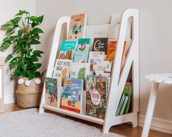 Montessori bookshelf, Montessori furniture, Montessori book, montessori bookcase, front bookshelf, plywood bookshelf,kids bookshelf bookcase