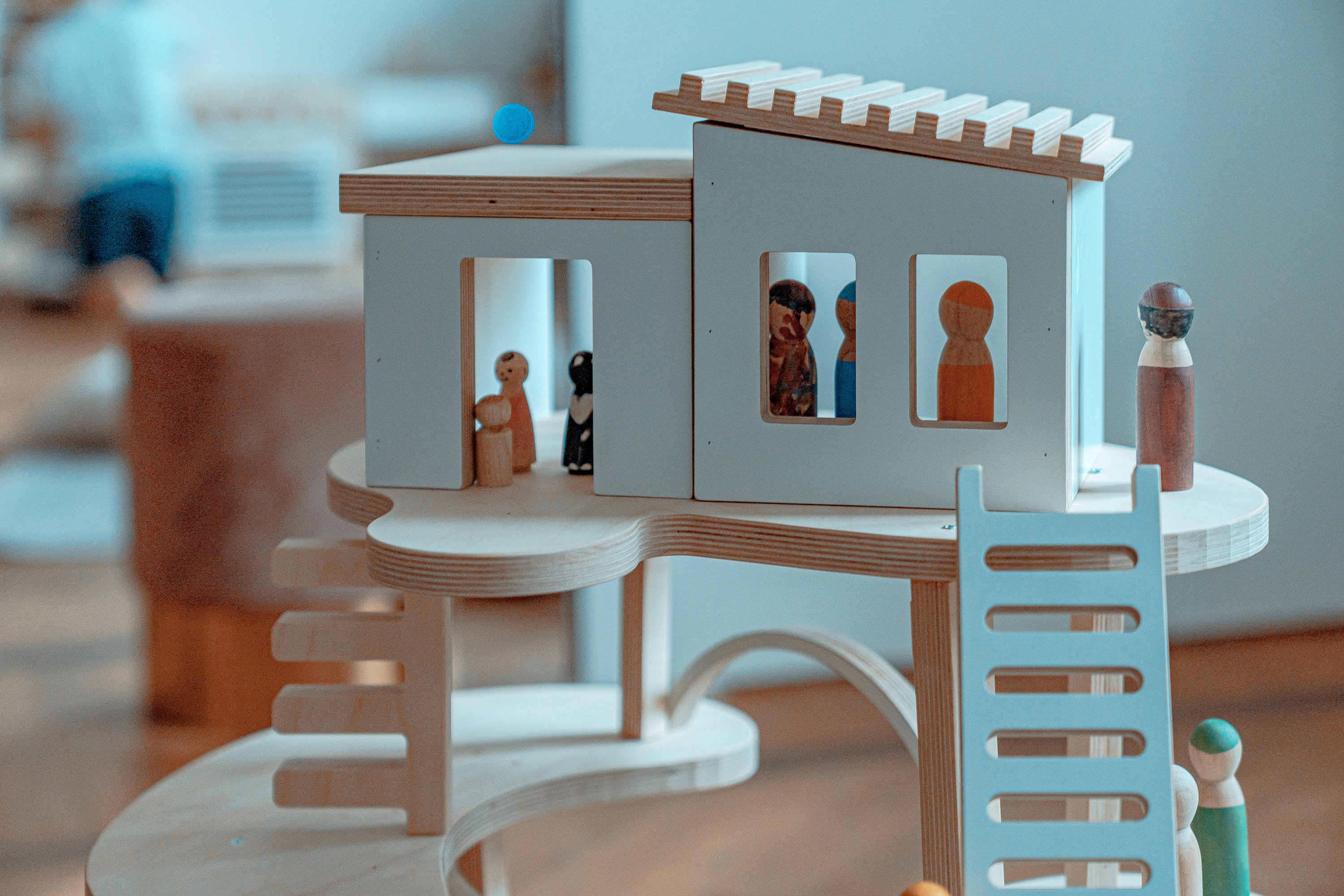 Wooden Treehouse Montessori Dollhouse Waldorf Montessori Etsy