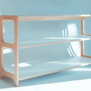 115 Cm Childrens Bookcase Lowboard Montessori Furniture - Etsy