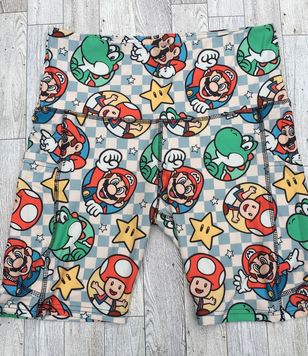 Super Mario Bike Shorts Etsy