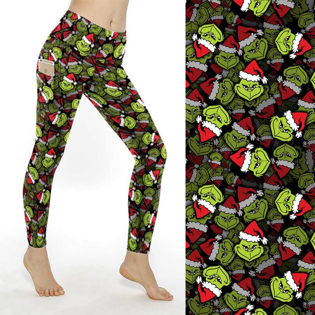 Preorder Grinch Christmas Leggings Etsy