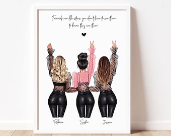 Best Friend Gift,Gift For Best Friend,Best Friend Print,Bestie Gifts,Friendship,Birthday Gift,Gift for Her,Personalised GIft,BFF,Gifts