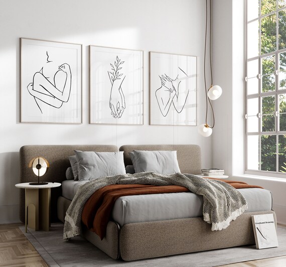 One grey 2024 wall bedroom