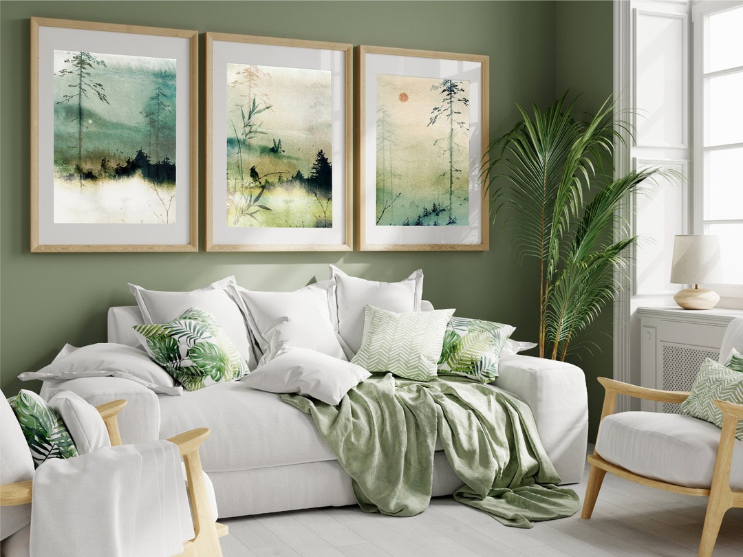 Landscape Set of 3 Prints,printable Wall Decor,set of 3 Prints,bedroom