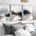 Landscape Set of 3 Prints,Set of 3 Prints,Bedroom Decor,Watercolour,Nature,Grey,Mountain Wall Art,Blue,Nordic Wall Art,Home Decor,Living,A2 