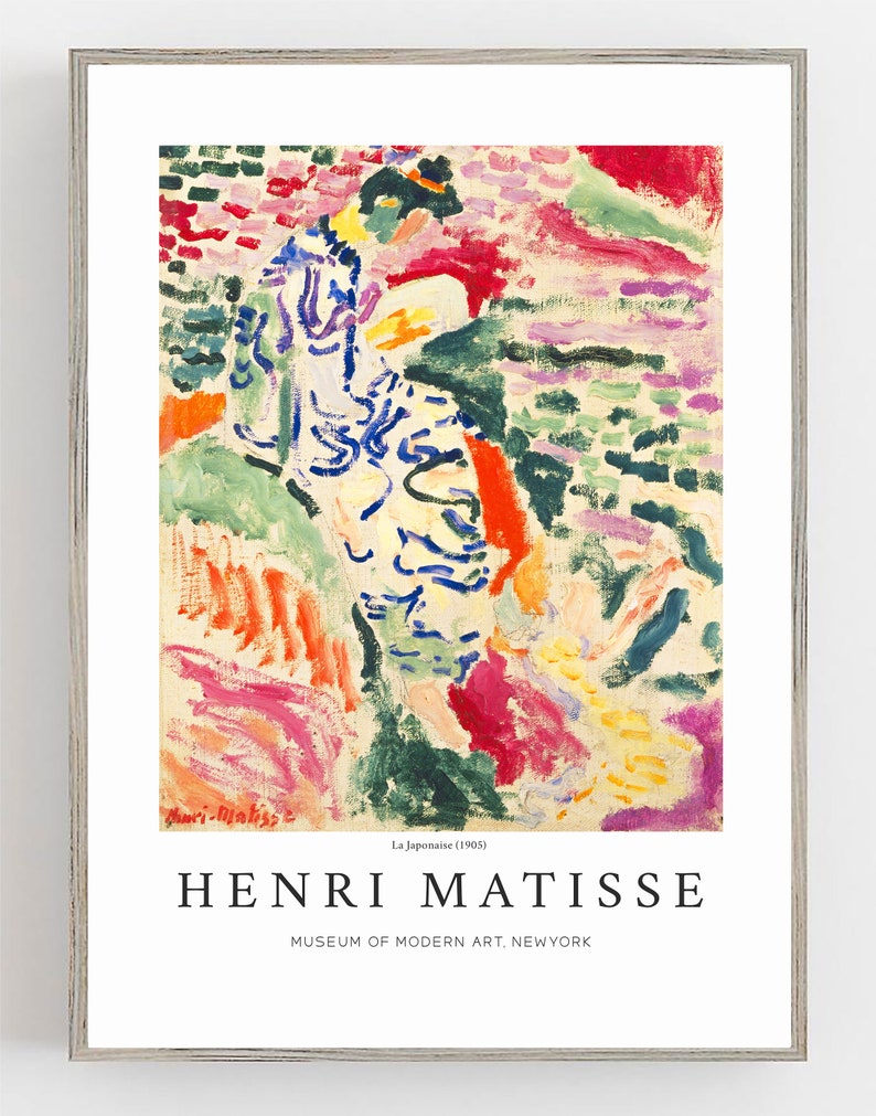 Matisse Print set Of 3,Matisse Wall Art,Mid Century Wall Art,Landscape Art,Bedroom,Living Room,Exhibition Art,Set Of 3 Flower Market Prints image 8