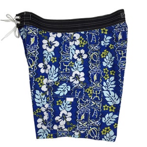 Mens 5&quot; &quot;Tortugas&quot; 100% Cotton Double Cargo Pocket Boardshorts | Cali-Made by Xelos Brand