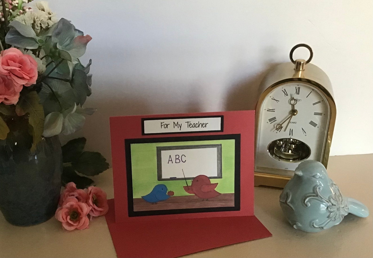 Teacher Appreciation Card for End of School Year, Preschool Teacher ...