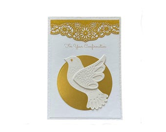 Handmade Confirmation Card, Religious Sacrament Greeting 5x7