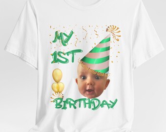 Custom Baby Face Shirt, Personalized Photo T-shirt