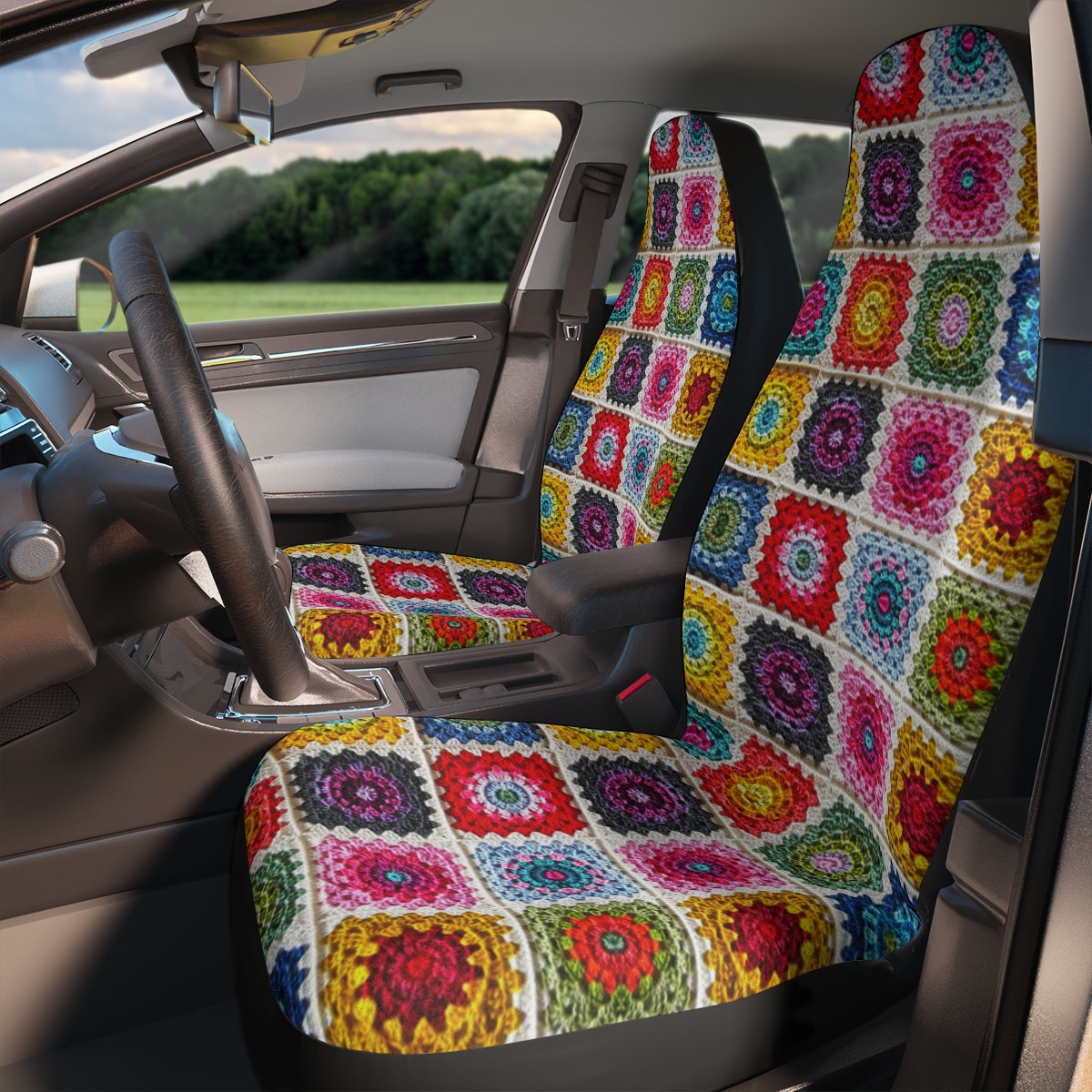 Crochet car seat cover - .de
