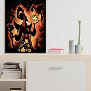 May include: A set of three ceramic mugs with a speckled, cream-colored glaze. Each mug features a different hand-painted design: a blue and green leaf, a yellow flower, and a red berry. The mugs have a simple, rounded shape and a comfortable handle.