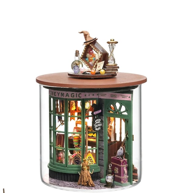 Magic Shop DIY Miniature Kit: Handmade Building Toy GiftArt and craft kits for adults!