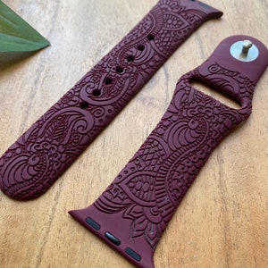 Harry Potter Inspired Watch Band // Engraved Wizard Inspired Watch Band //  Muggle Watch Band // Wizard Engraved Silicone Watch Band