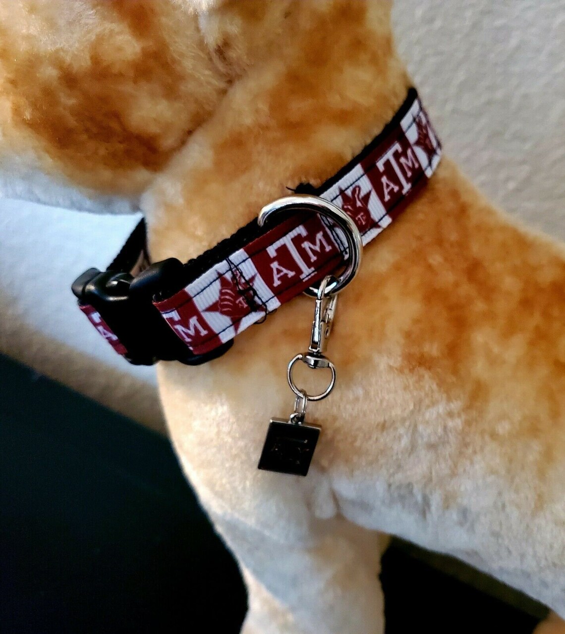 Texas A&M Dog Collar Large Etsy