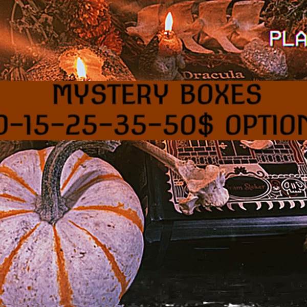 MYSTERY BOXES vulture culture//spooky craft and jewelry mystery bundles