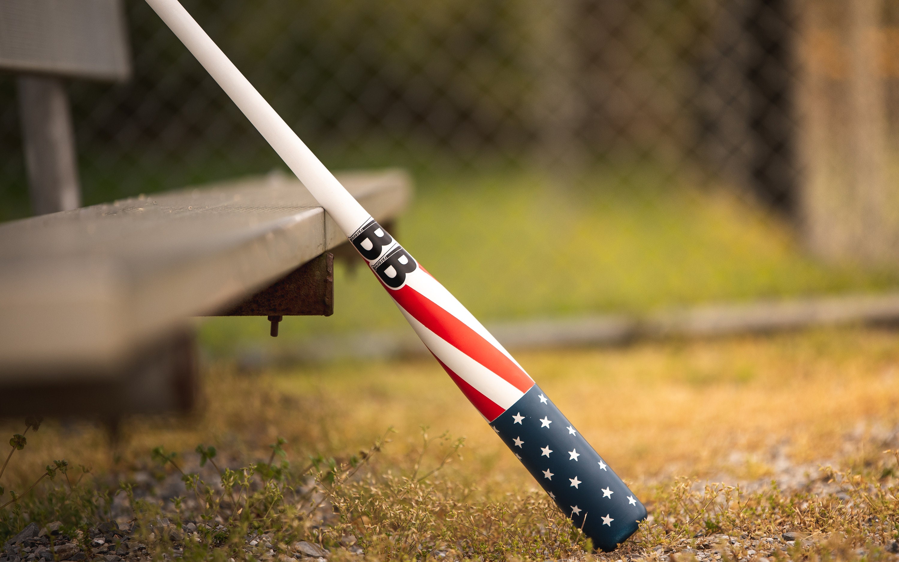 Custom American Flag Bat Etsy