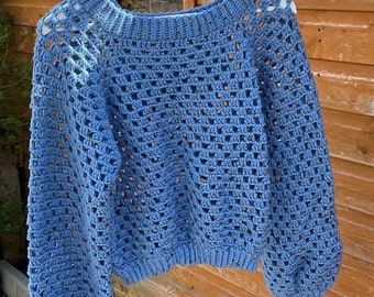 Restro Style Hand Made Crochet Jumper