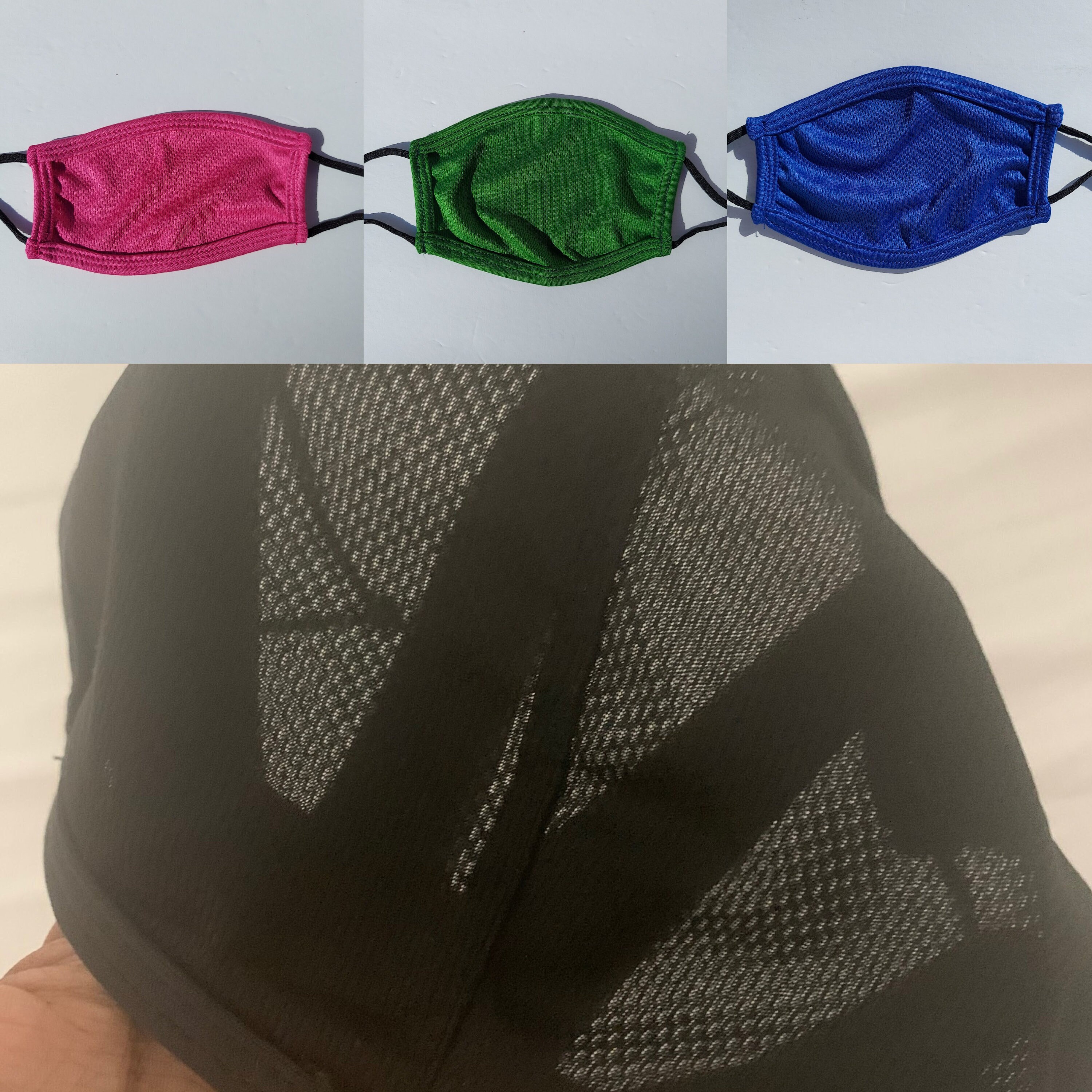 Kids Size Single Layer Mesh Breathable Face Mask Bundles