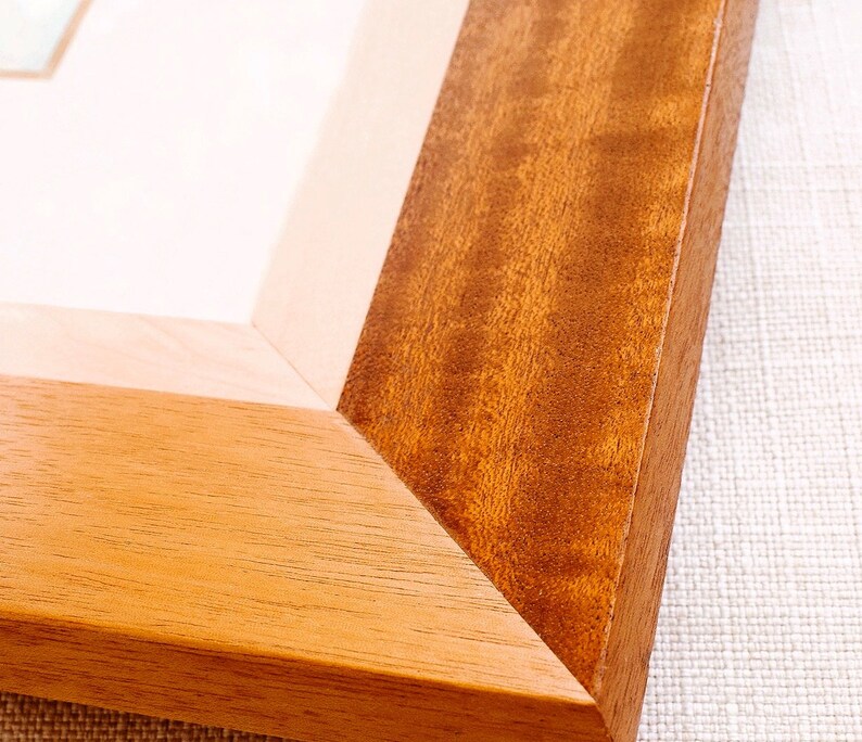 Handmade Frame With Beveled Edge Museum Quality Construction Etsy