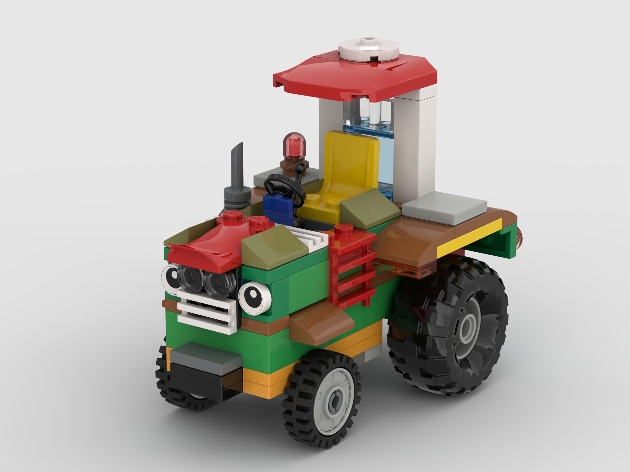Tractor Building Instructions digital Bricks - Etsy