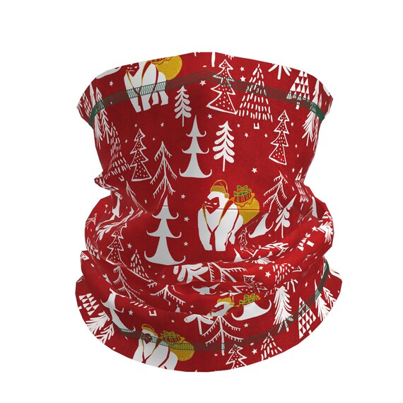 Neck Gaiter Drawstring Adjustable Mesh Face Etsy