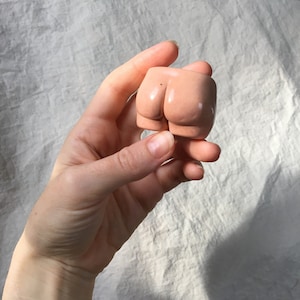 YOUR BUM Personalised Custom Boobie Sculpture - Feminist Art, Polymer Clay Sculpture/Ornament, Body Empowerment!