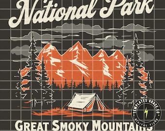 Smoky Mountains National Park Granola Girl National Park PNG Rocky Mountain National Park PNG National Park PNG Design Travel png Outdoor