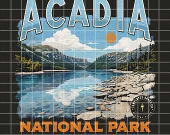 Acadia National Park Png Park Granola Girl National Park PNG National Park PNG National Park PNG Design Travel png Outdoor Mountains Digital