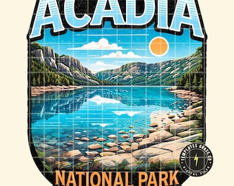 Acadia National Park Png Park Granola Girl National Park PNG National Park PNG National Park PNG Design Travel png Outdoor Mountains Digital