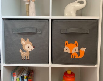 woodland animal storage cubes