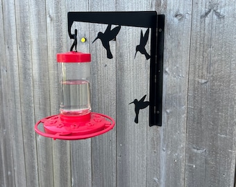 Supporto per mangiatoia per colibrì / Staffa per mangiatoia per colibrì / Supporto in metallo per mangiatoia per colibrì