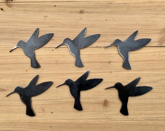 Set of 6 Hummingbird Shapes | 3 Inch