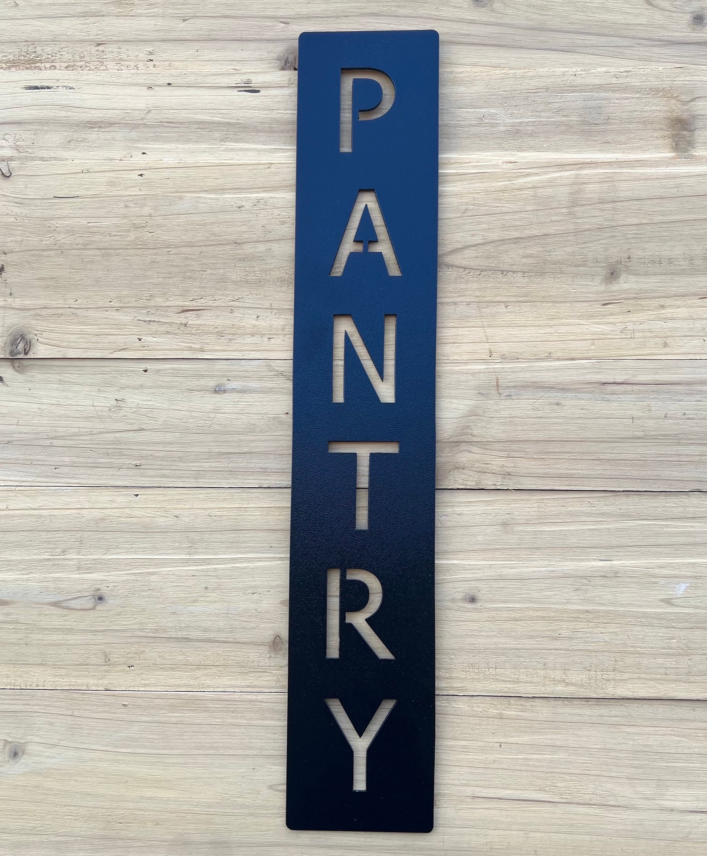 Vertical Pantry Sign Metal Pantry Sign Etsy