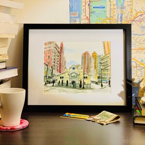 72nd Street / New York City / Watercolor Painting 画像 2