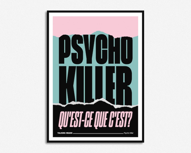 Talking Heads Psycho Killer Lyrics Deutsch