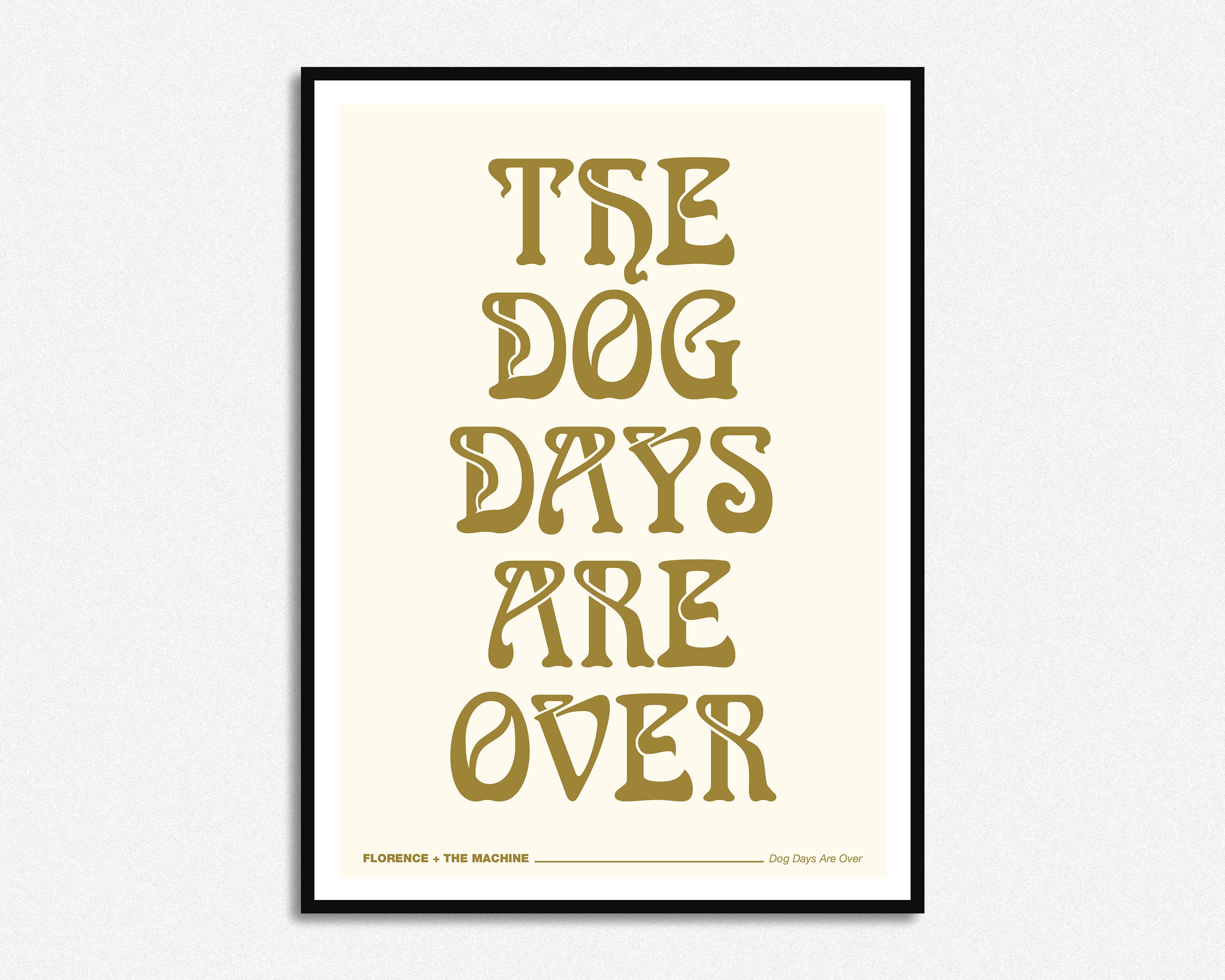 Florence and The Machine Dog Days Are Over Lyrics Music Etsy Florence and The Machine Dog Days Are Over Lyrics Music Etsy