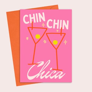 Chin Chin Chica Celebrate Carte de vœux