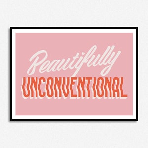 Wolf Alice - Beautifully Unconventional Lyrics Print | Music Print | A5 A4 A3 | Unframed Indie Rock Art | Gig Concert Poster | Gift