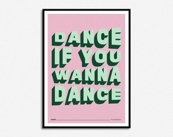 Masterplan Inspired Lyrics Print | Dance | Music Print | Typography A5 A4 A3 | Unframed Indie Poster | Concert Poster