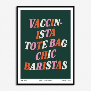 Chic Baristas | Music Print | A5 A4 A3 | Unframed Indie Rock Art