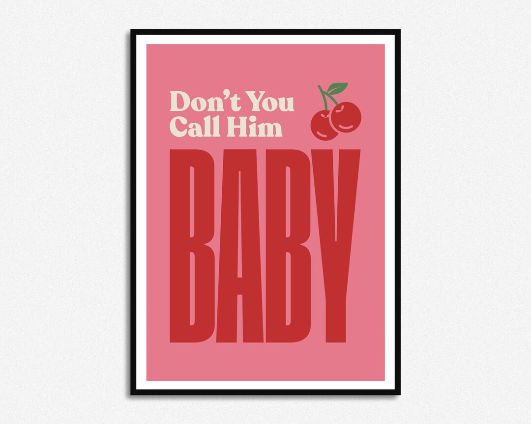 Harry Styles Cherry Lyrics Print Music Print A5 A4 Etsy UK