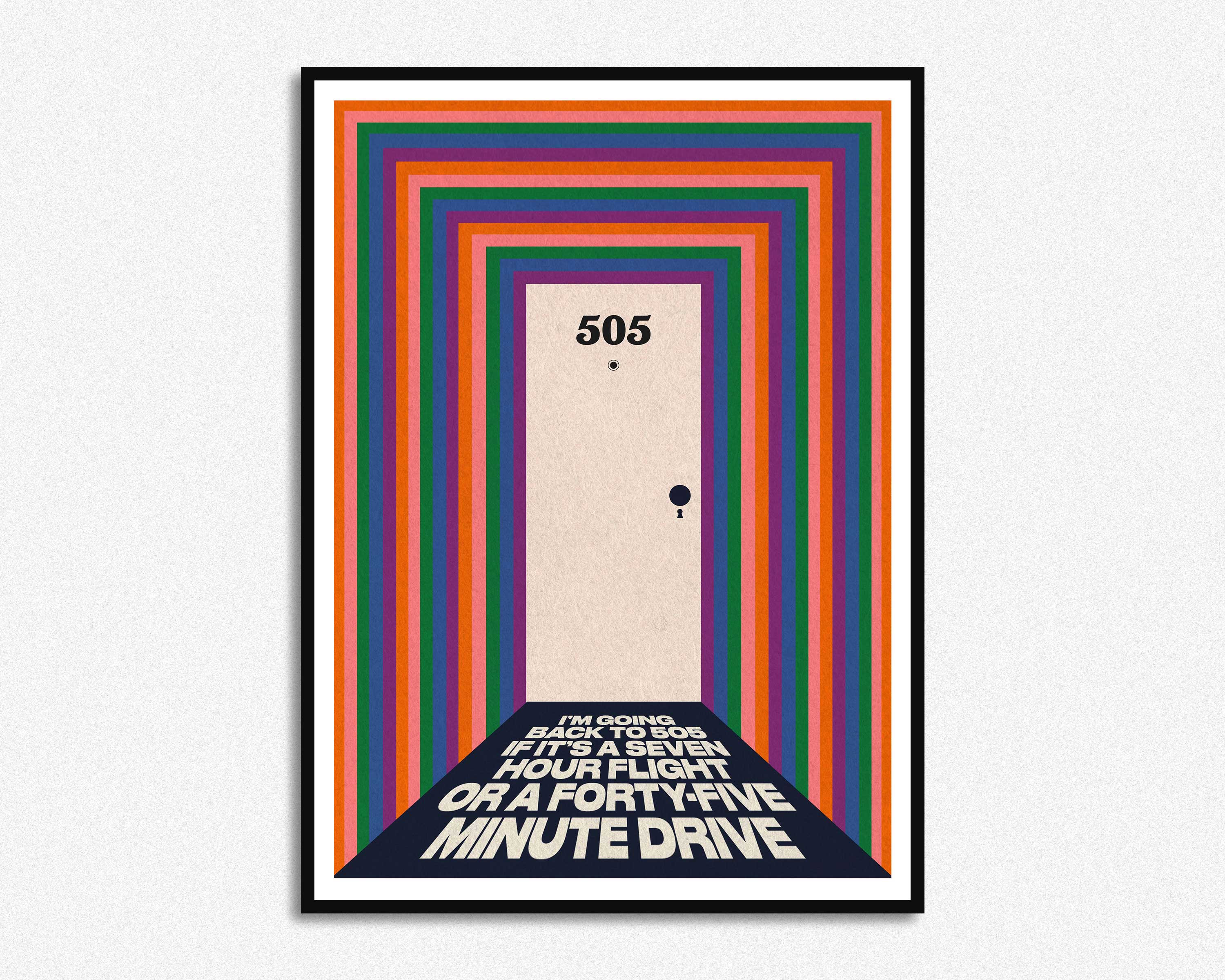 505 Print | A5 A4 A3 | Unframed Indie Rock Art | Gig Concert