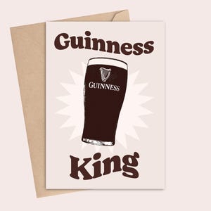 Carte de vœux Guinness King