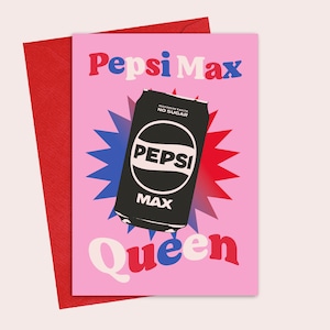 Carte de voeux Pepsi Max Queen