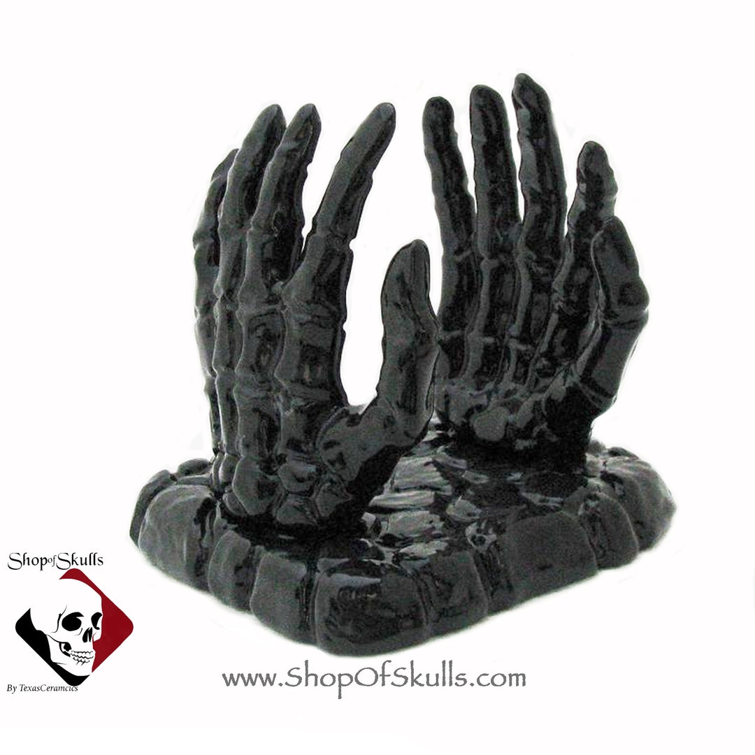 Skeleton Hand Coat Rack Skeleton Hands Napkin/letter Holder: Haunted Home Decor - Etsy