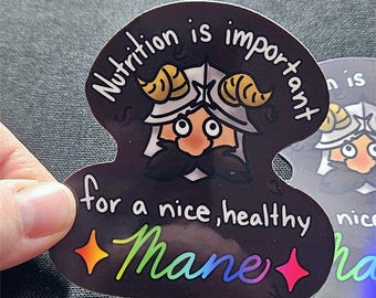 Holographic Senshi Sticker - Dungeon Meshi Delicious in Dungeon