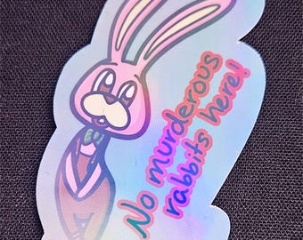 Holographic Robbie the Rabbit Stickers - Silent Hill