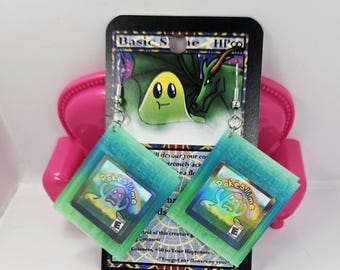 Mini Gamegirl Earrings - Holographic - Translucent - Rainbow